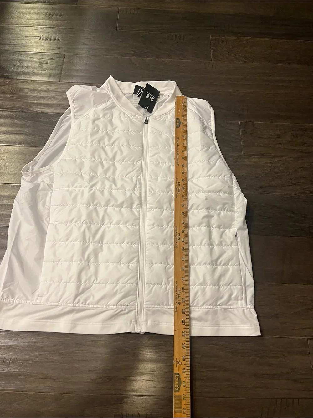 Under Armour Launch Insulated Lightweight Vest New white Mens Size 3XL - Picture 3 of 6
